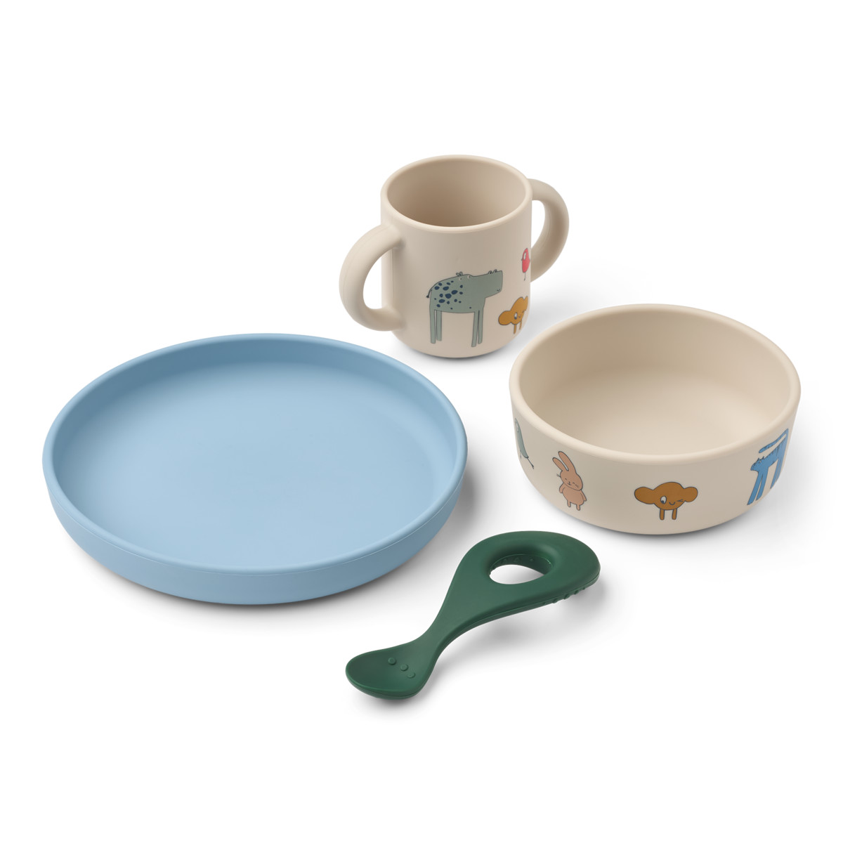 Liewood Vivi Silikon Geschirr-Set, 4er-Pack