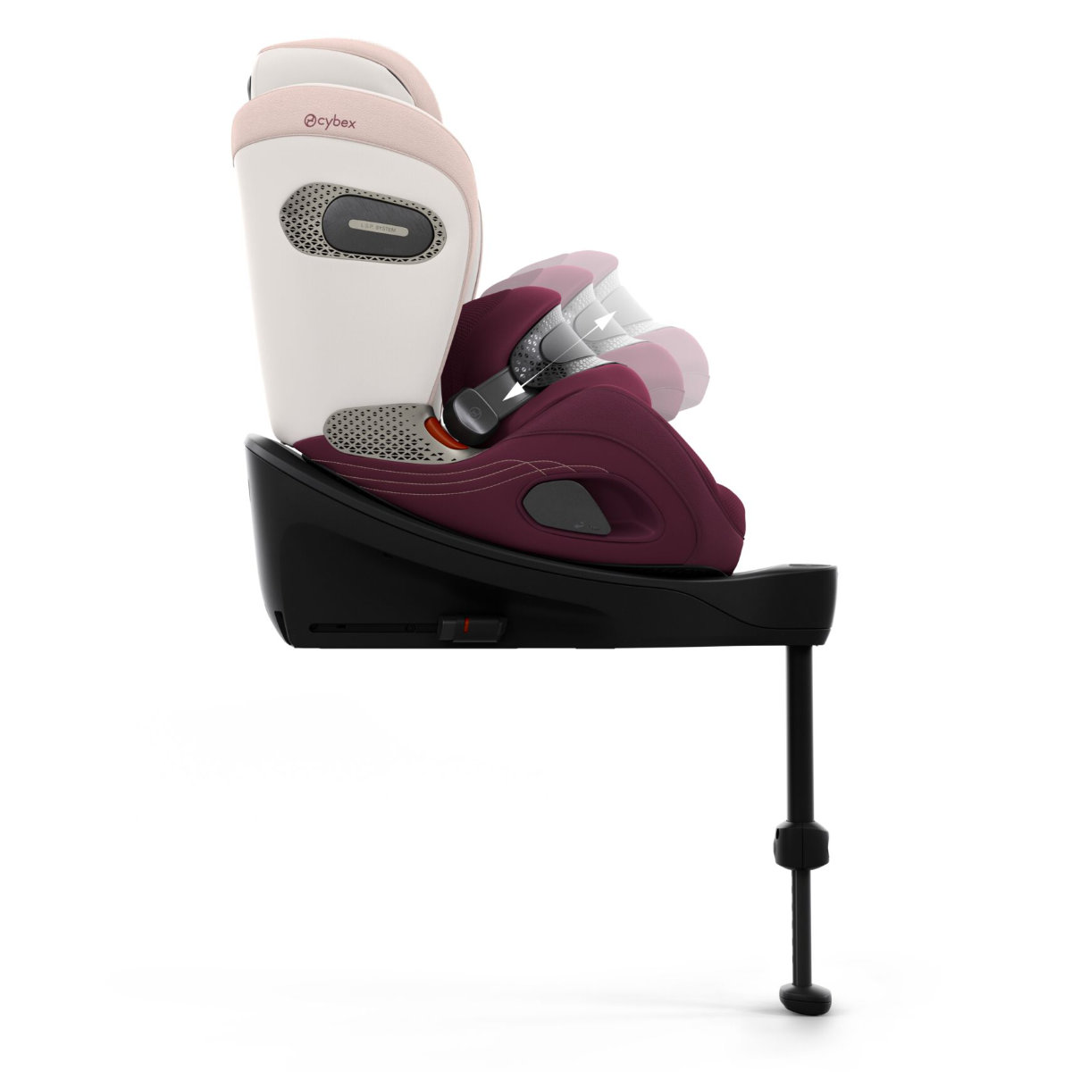 Cybex Anoris Si Airbag i-Size Kindersitz (15 Monate–7 Jahre) mit integrierter Basisstation