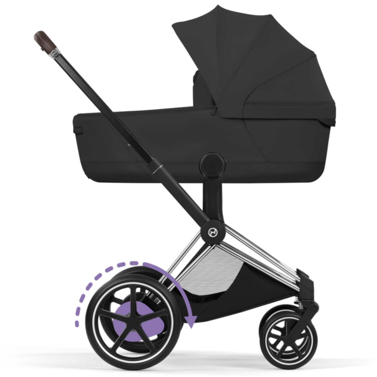 Cybex E-Priam 5 Style Kinderwagen Set 3 in 1 inkl. Cloud T i-Size Babyschale