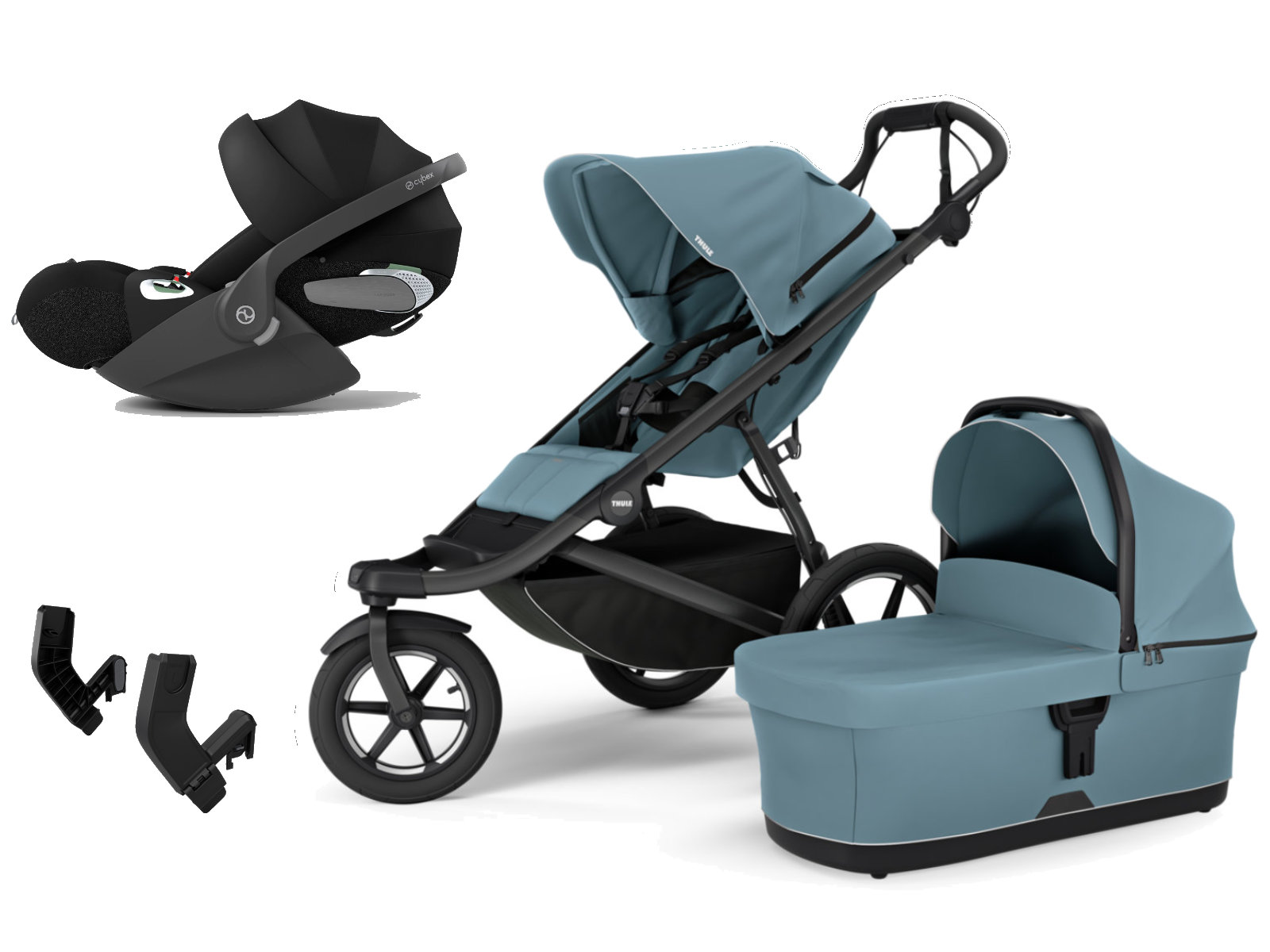 Thule Urban Glide 3 Kinderwagen Set 3 in 1 inkl. Cybex Cloud T i-Size Babyschale