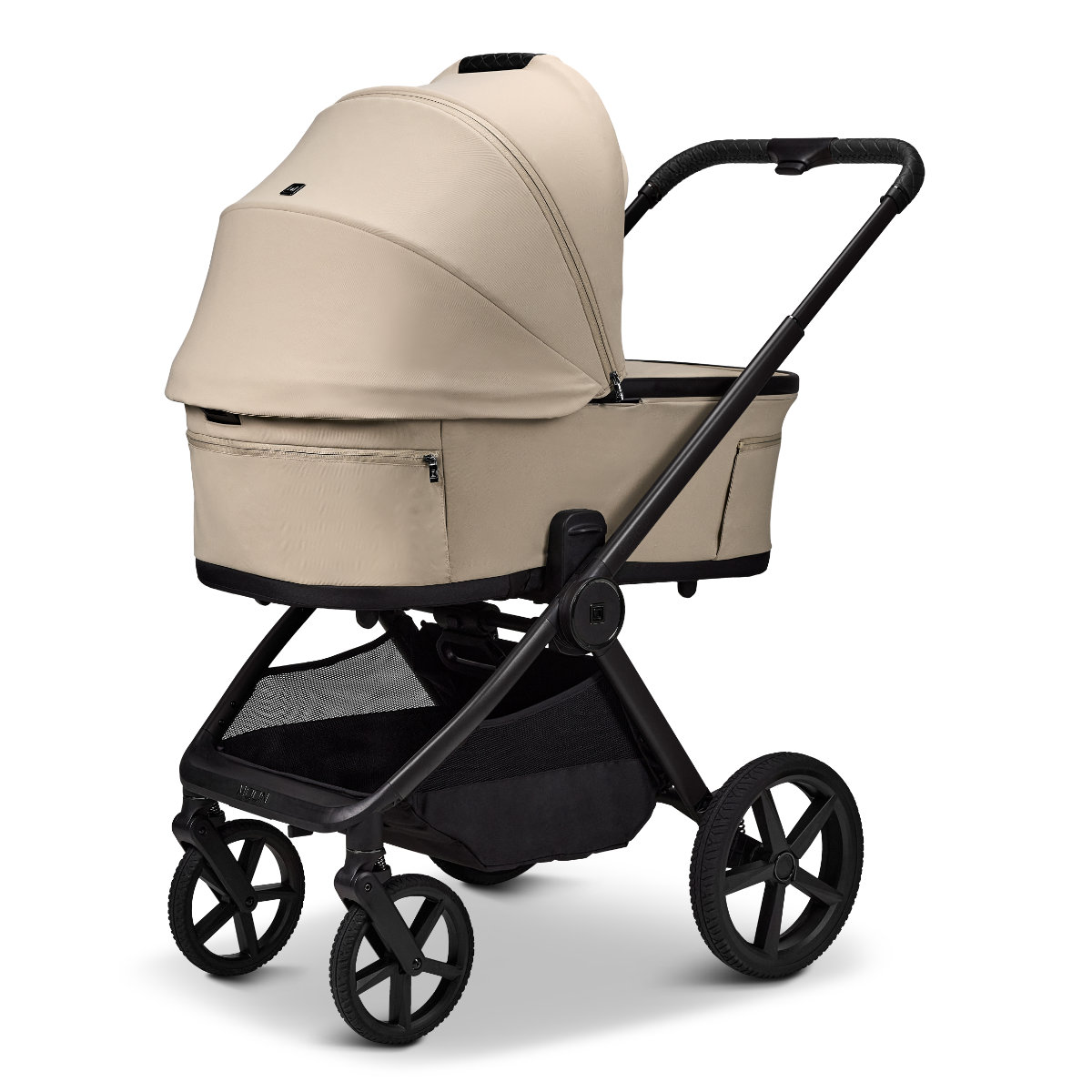 Moon Gio Fold Kombikinderwagen 2026 in Beige - Seitenansicht