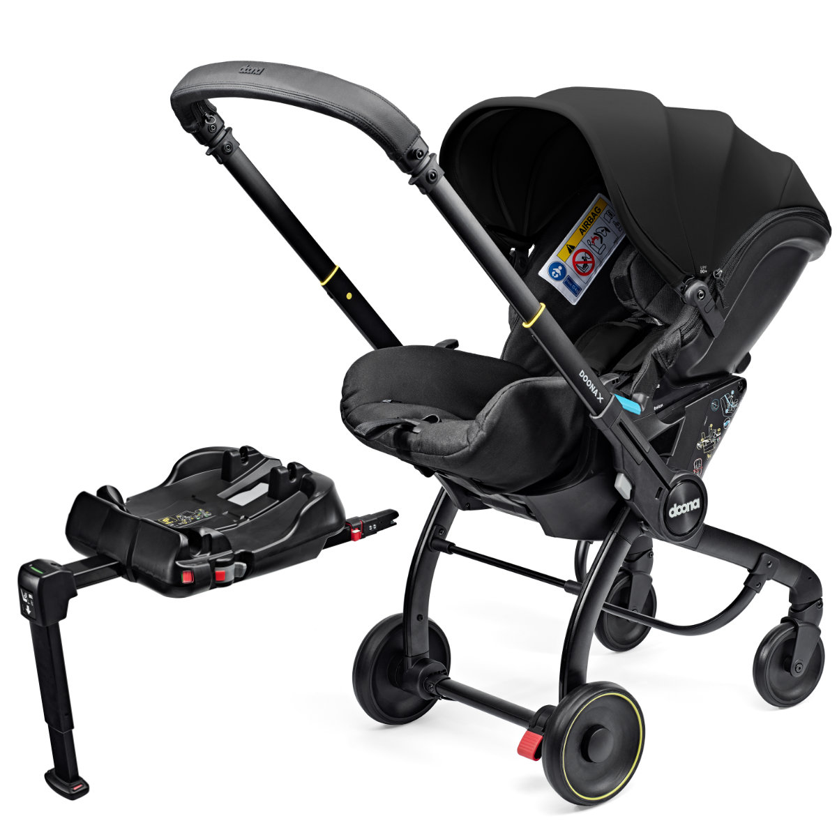 Doona X Babyschale/ Kinderwagen inkl. Doona X Isofix-Basis