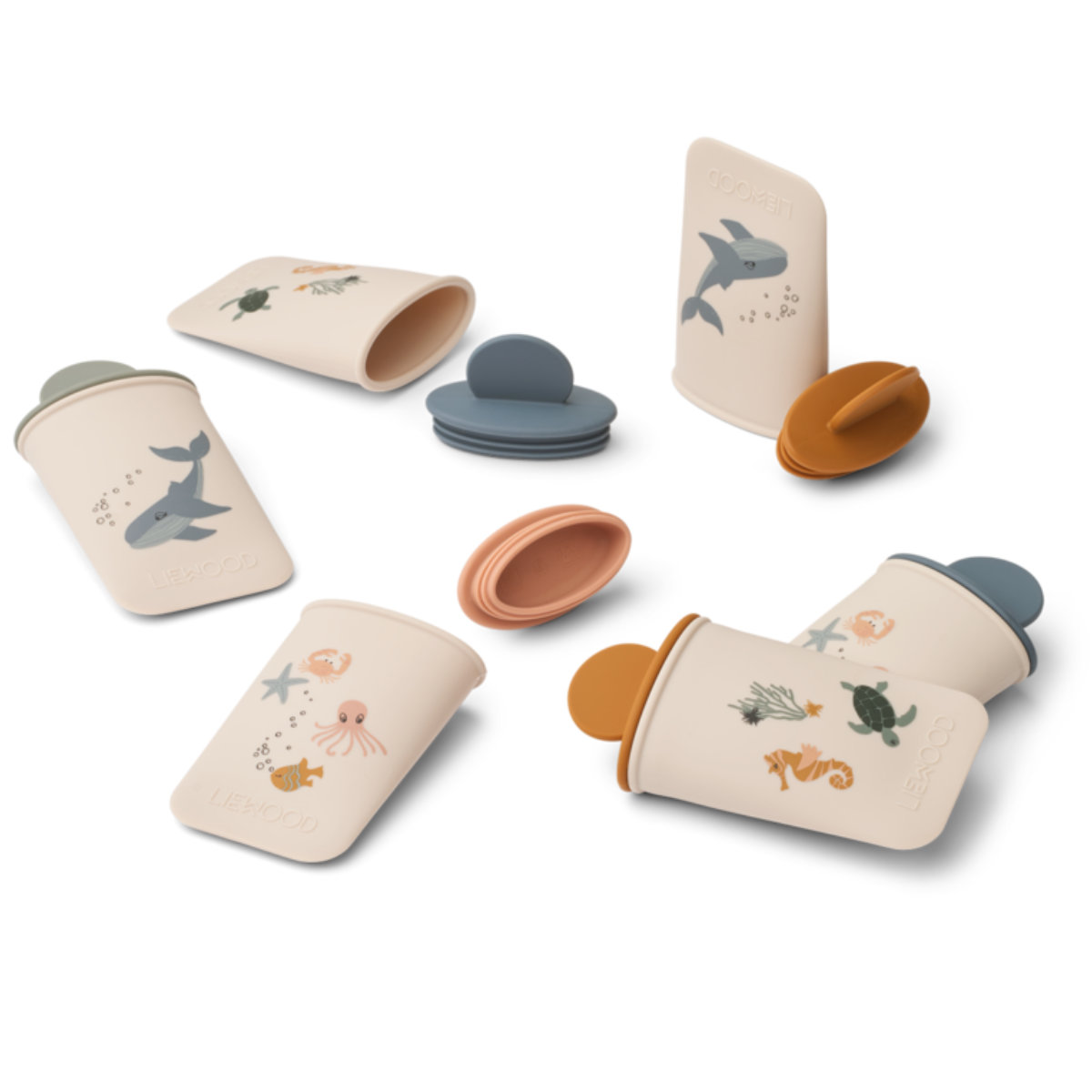 Liewood Malik Eisformen für Kinder – 6er-Set