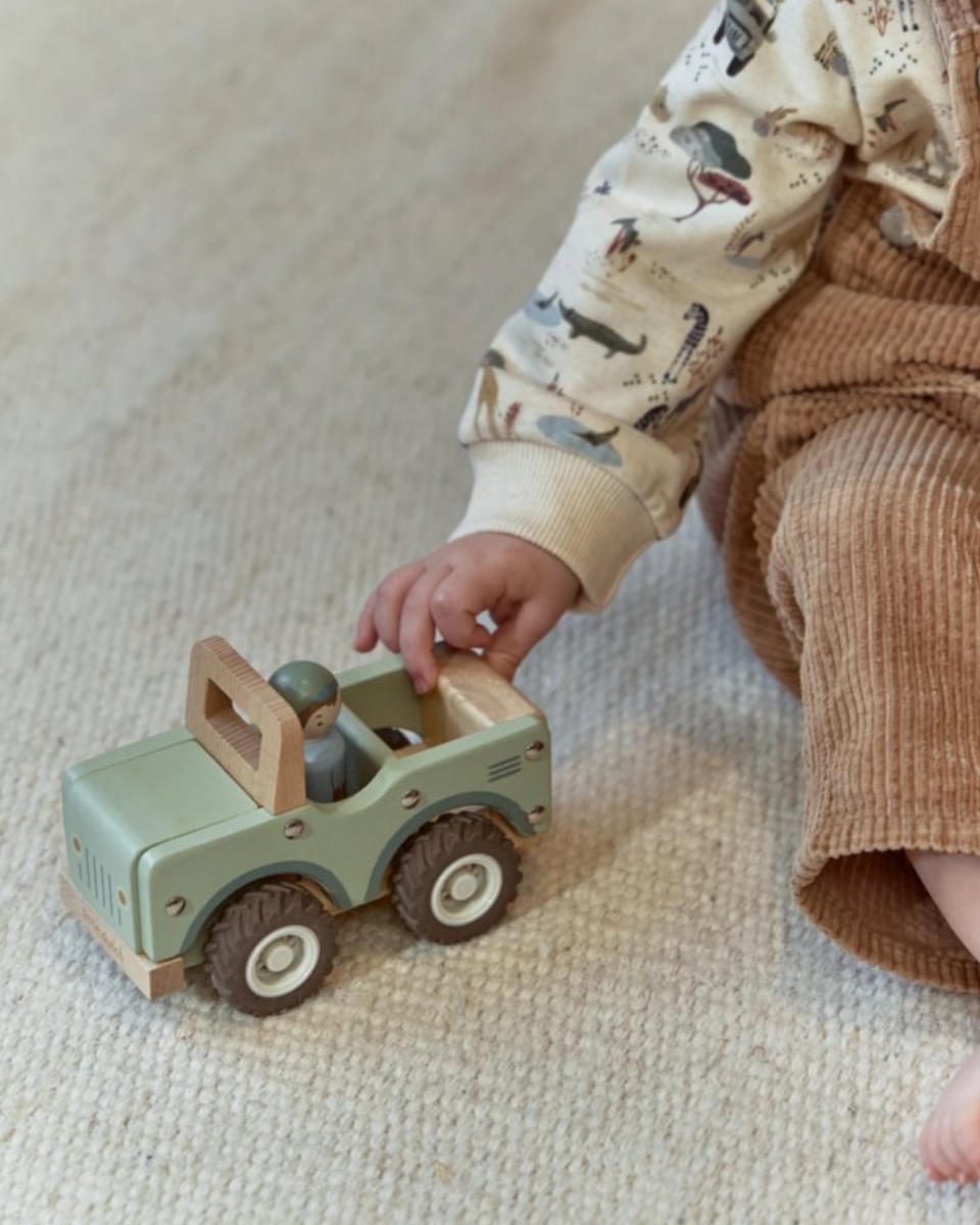 Little Dutch Safari-Jeep mit Figur aus FSC-Holz