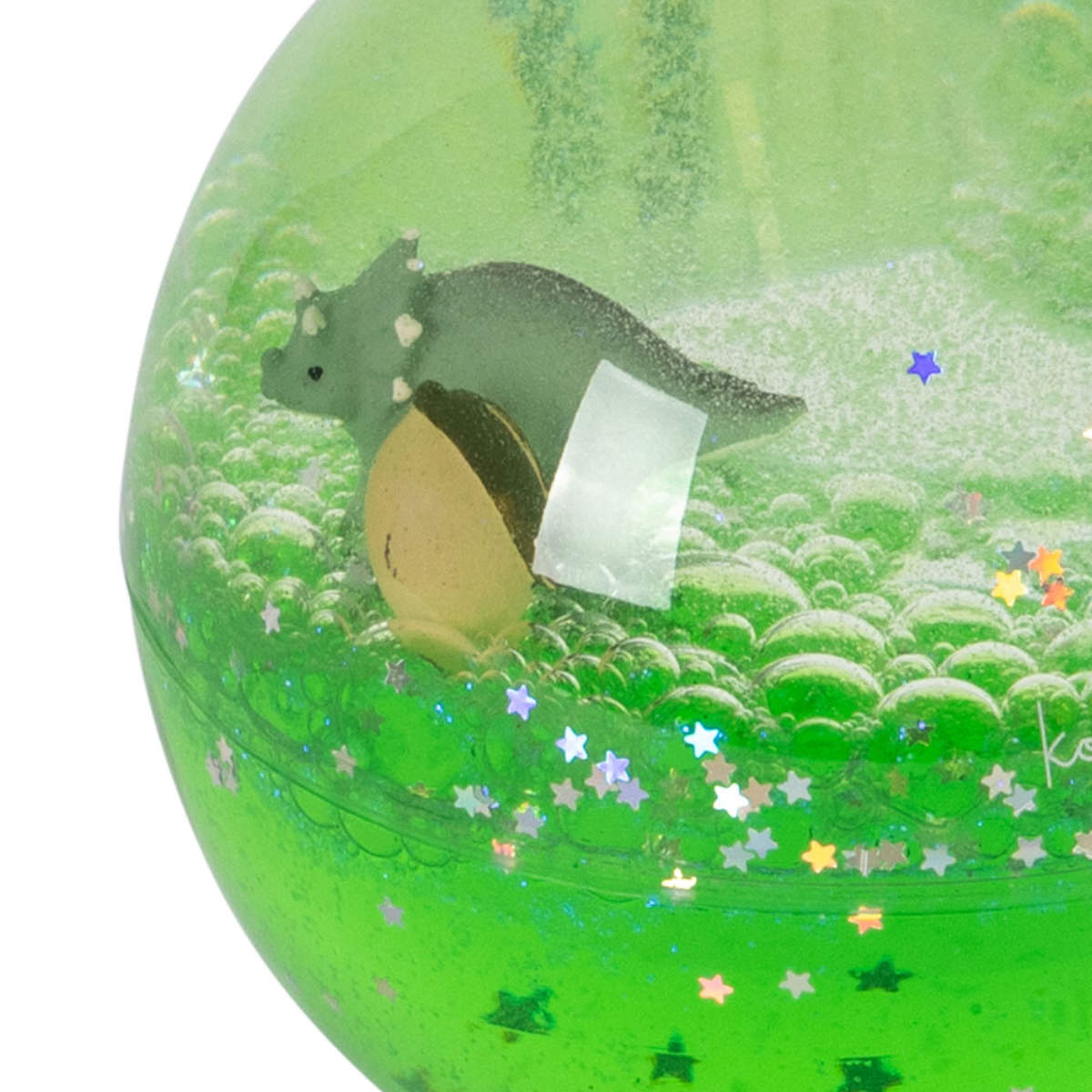 Konges Sløjd Sensorik-Wasserball mit Glitzer