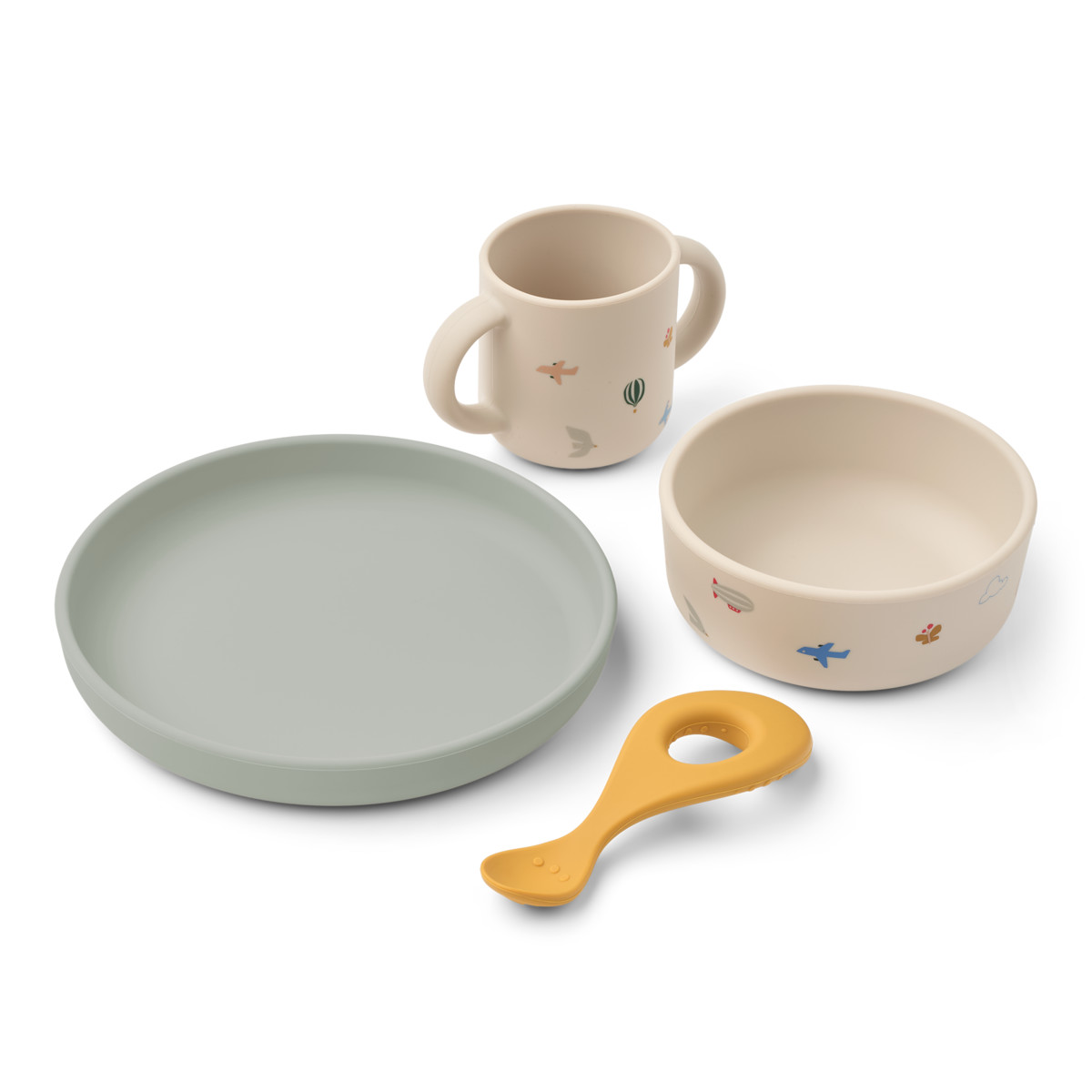 Liewood Vivi Silikon Geschirr-Set, 4er-Pack