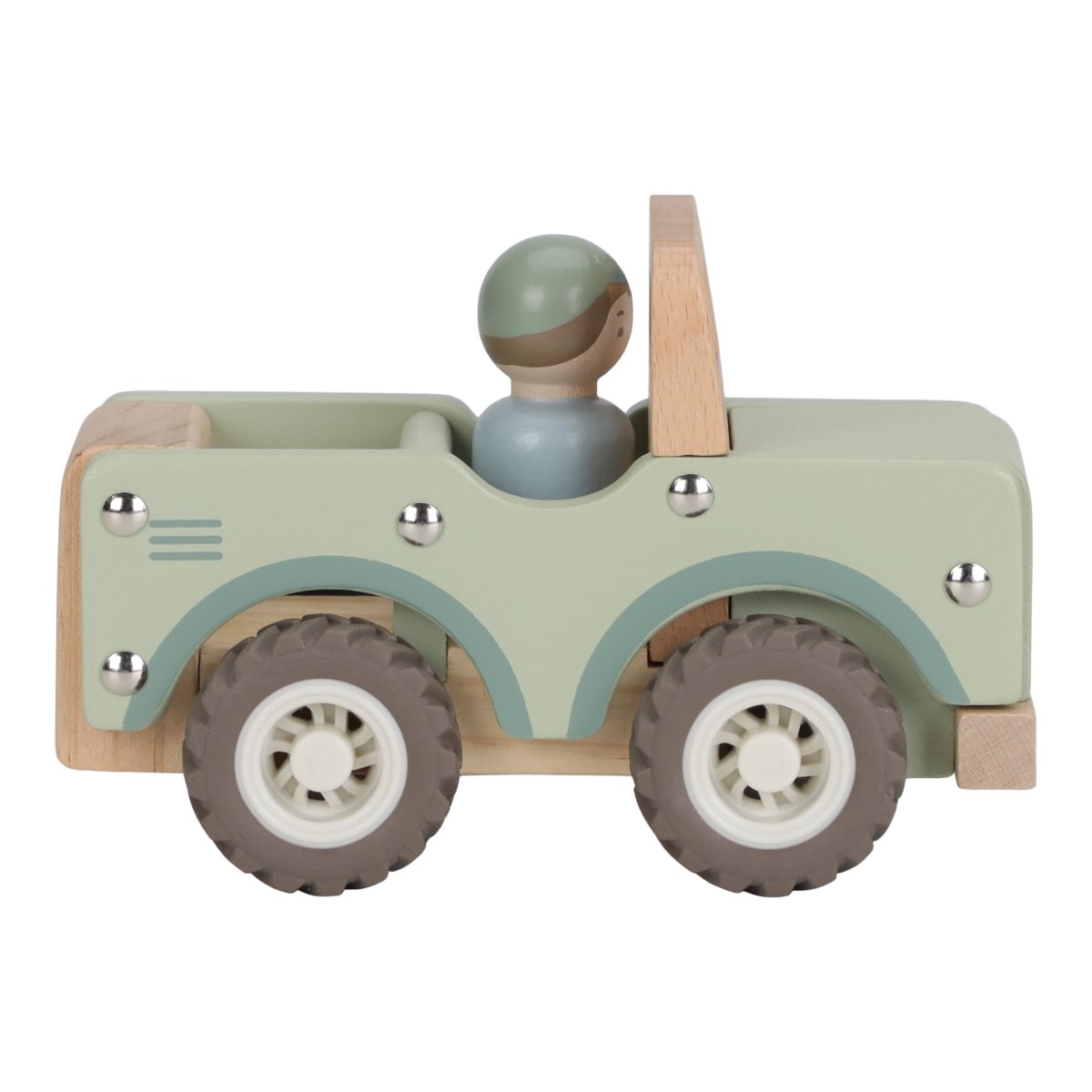Little Dutch Safari-Jeep mit Figur aus FSC-Holz