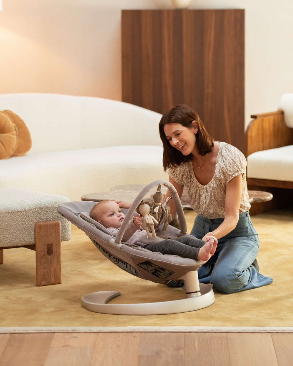 Nuna Leaf Grow Babywippe inkl. Spielbogen