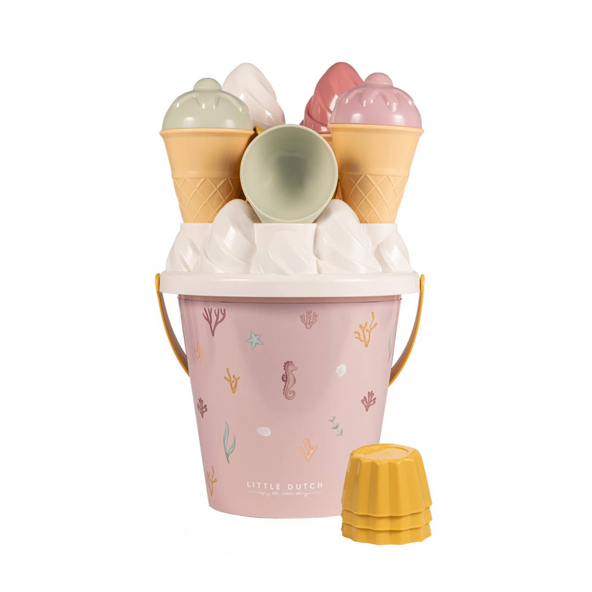 Little Dutch Sandspielzeug Eiscreme-Spielset, 14-teilig