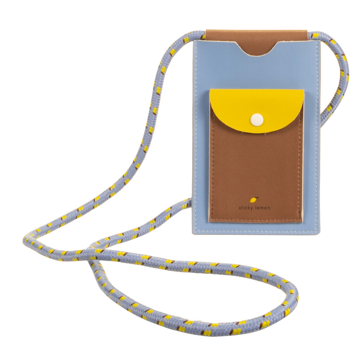 Sticky Lemon Handytasche 1802189 in Blau/Braun - Vorderansicht