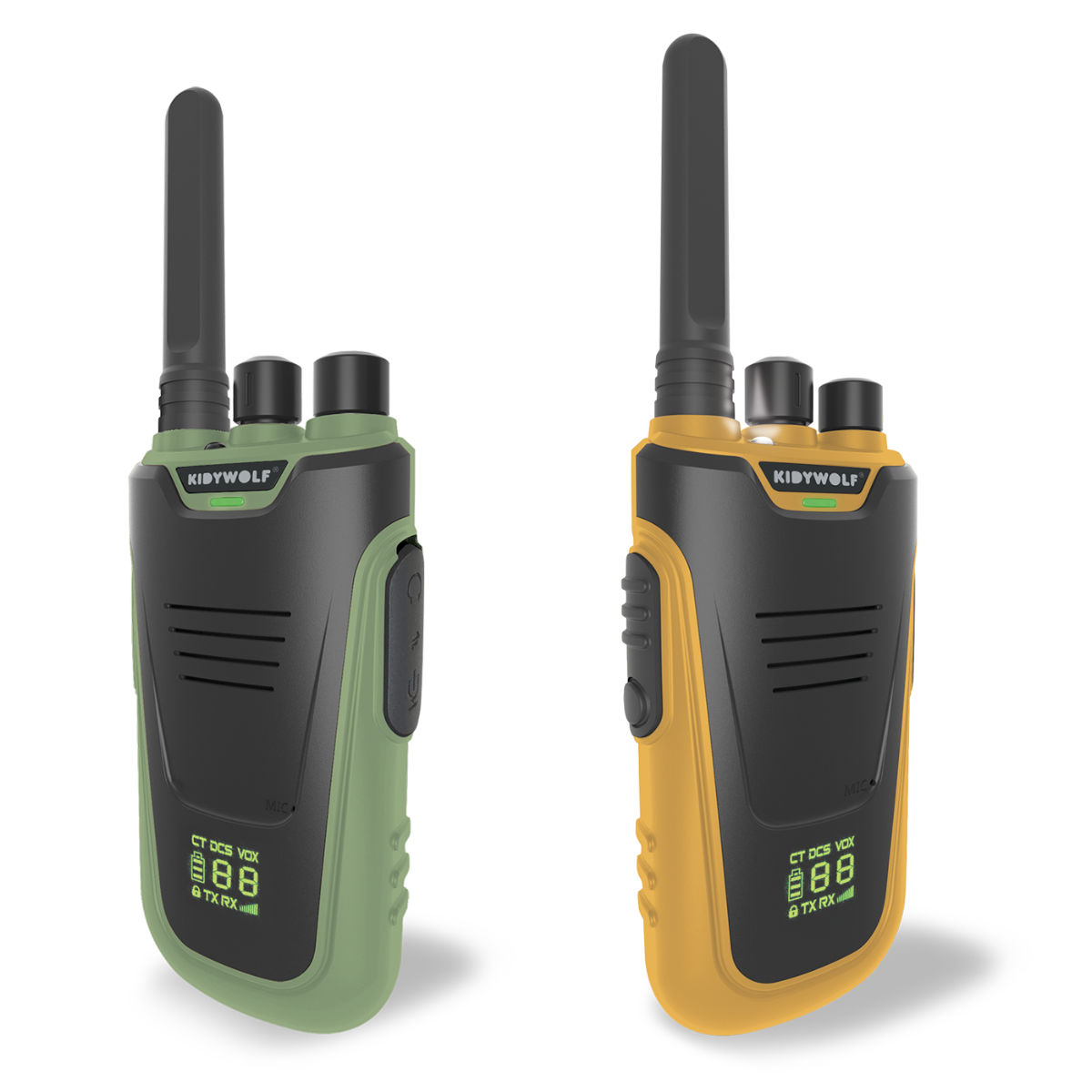 Kidywolf Kidytalk Walkie-Talkies mit LED-Taschenlampe