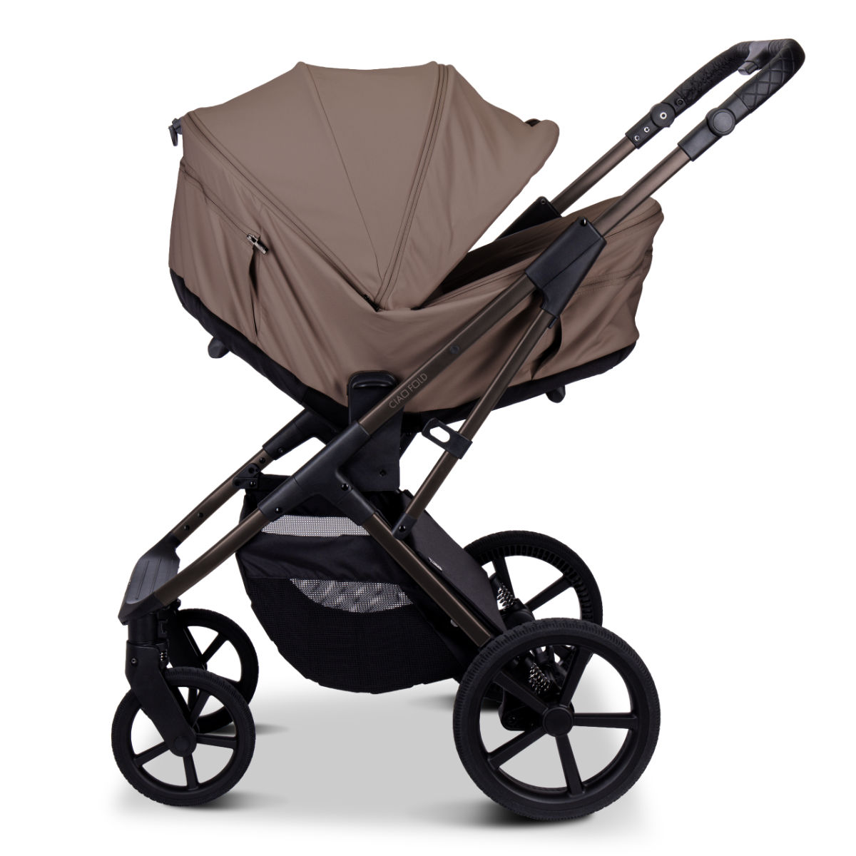 Moon Ciao Fold Kinderwagen Set 3 in 1 mit Nuna ARRA Flex i-Size Babyschale