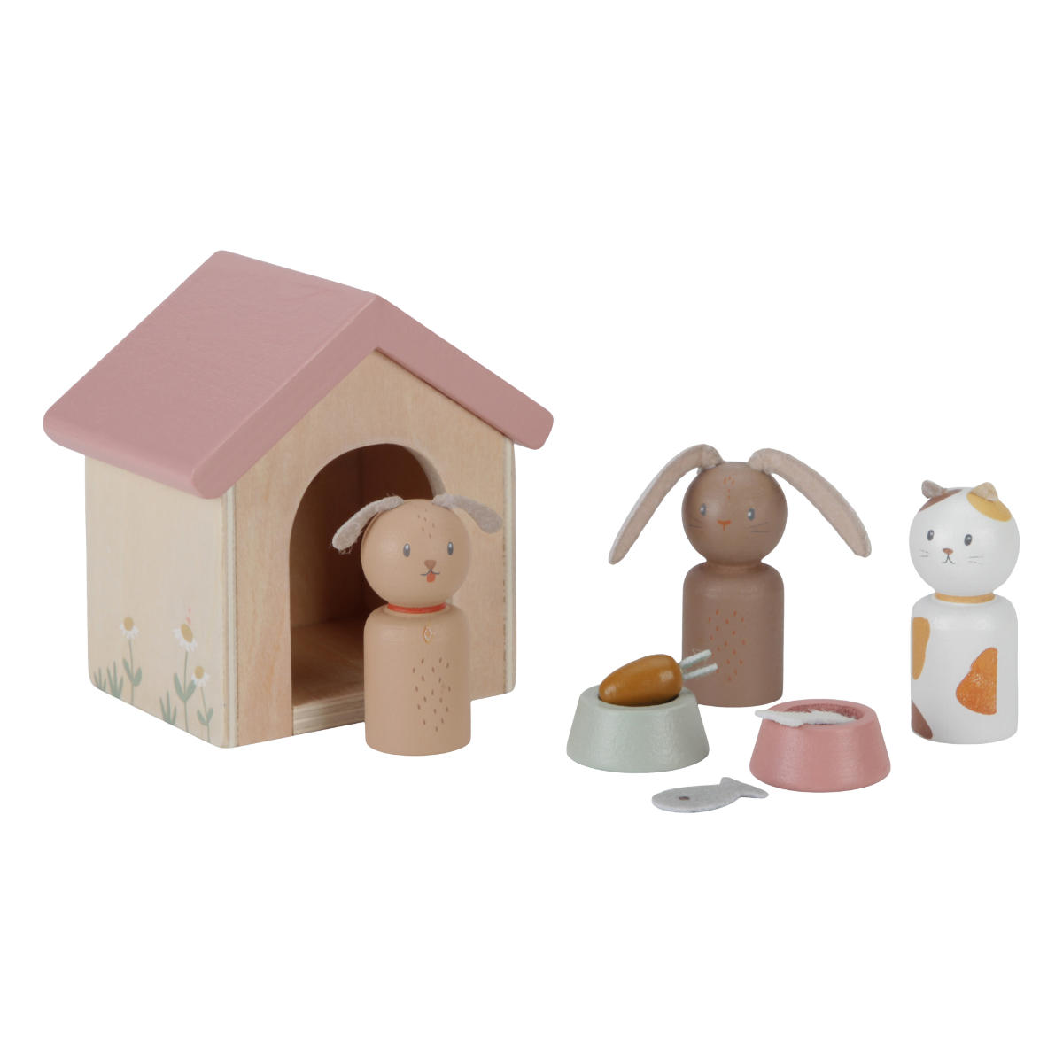 Little Dutch Puppenhaus Haustiere Erweiterungsset FSC