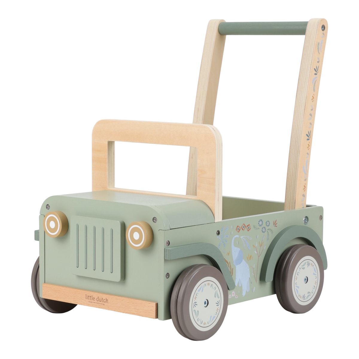 Little Dutch Schiebewagen Safari Friends aus Holz FSC