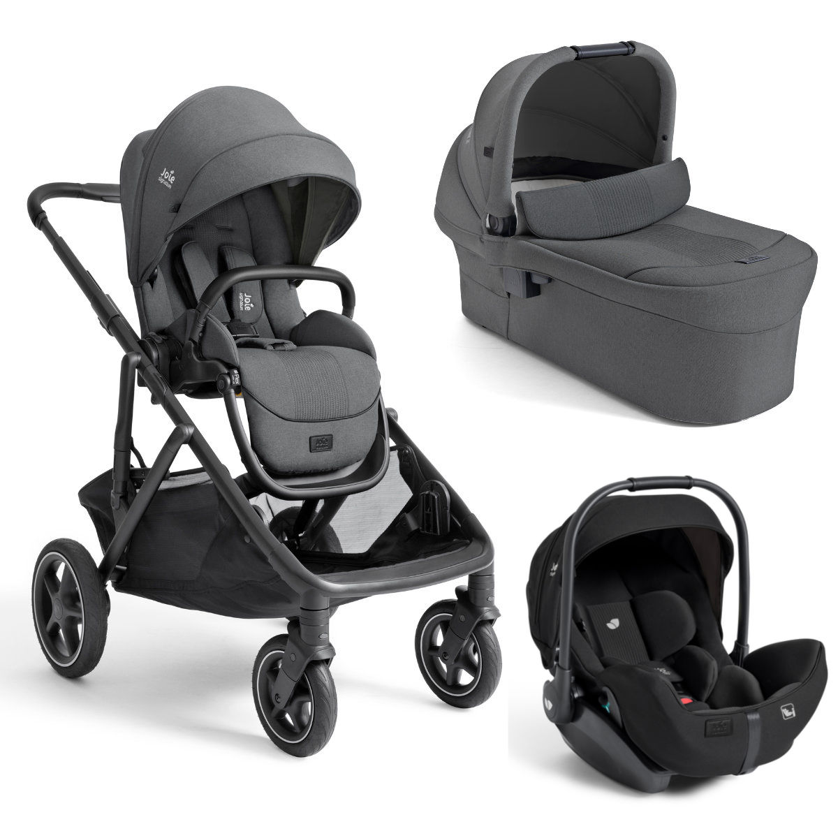 Joie Signature Versiti Kinderwagen Set 3 in 1 inkl. Joie Signature i-Level Pro i-Size Babyschale