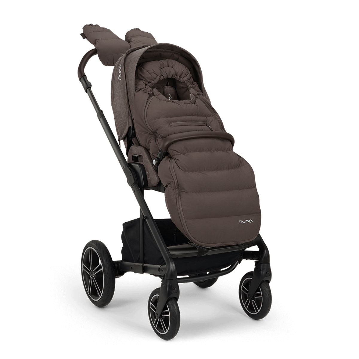 Nuna Kinderwagen Winter-Zubehör aus Merinowolle (Fußsack & Handschuhe)