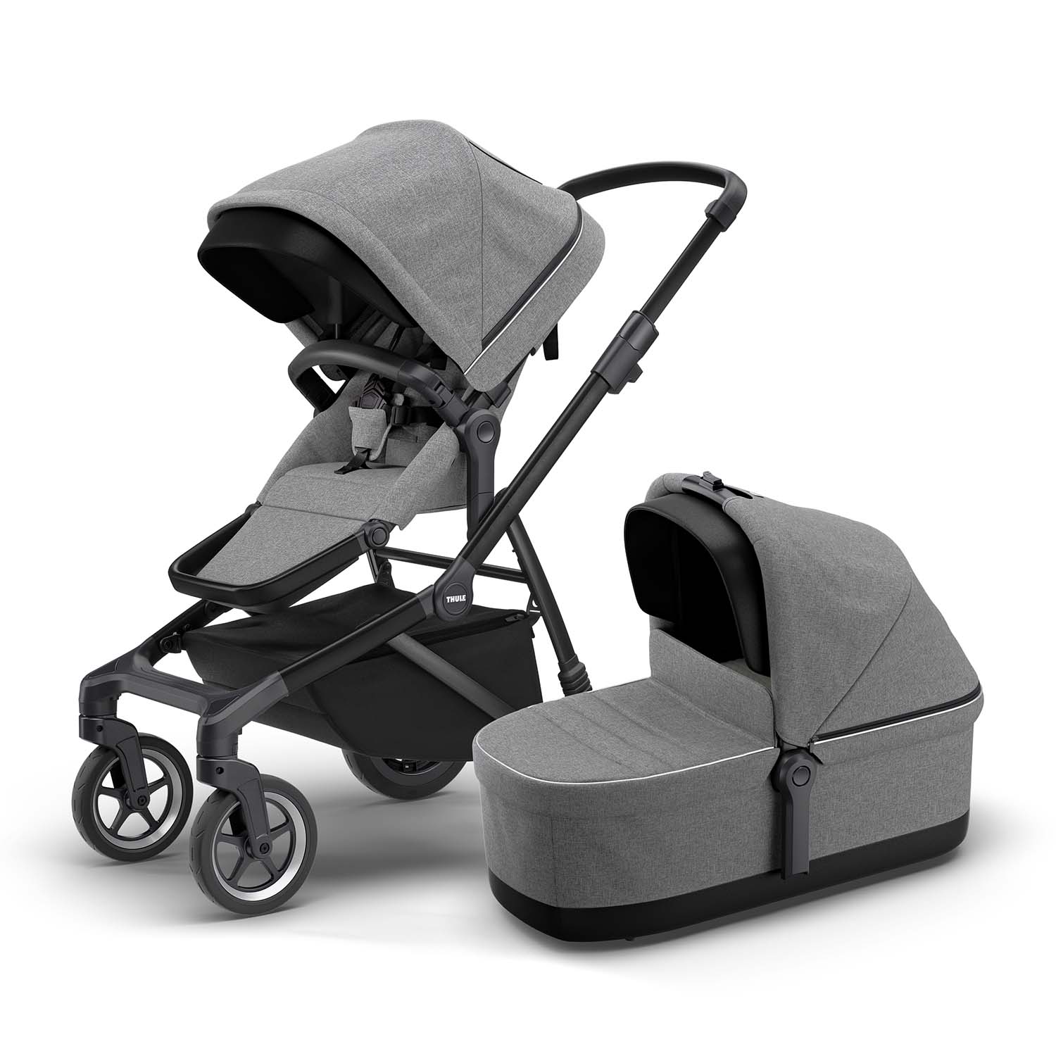 Thule Sleek Kinderwagen 3 in 1 inkl. Cybex Aton S2 I-Size Babyschale