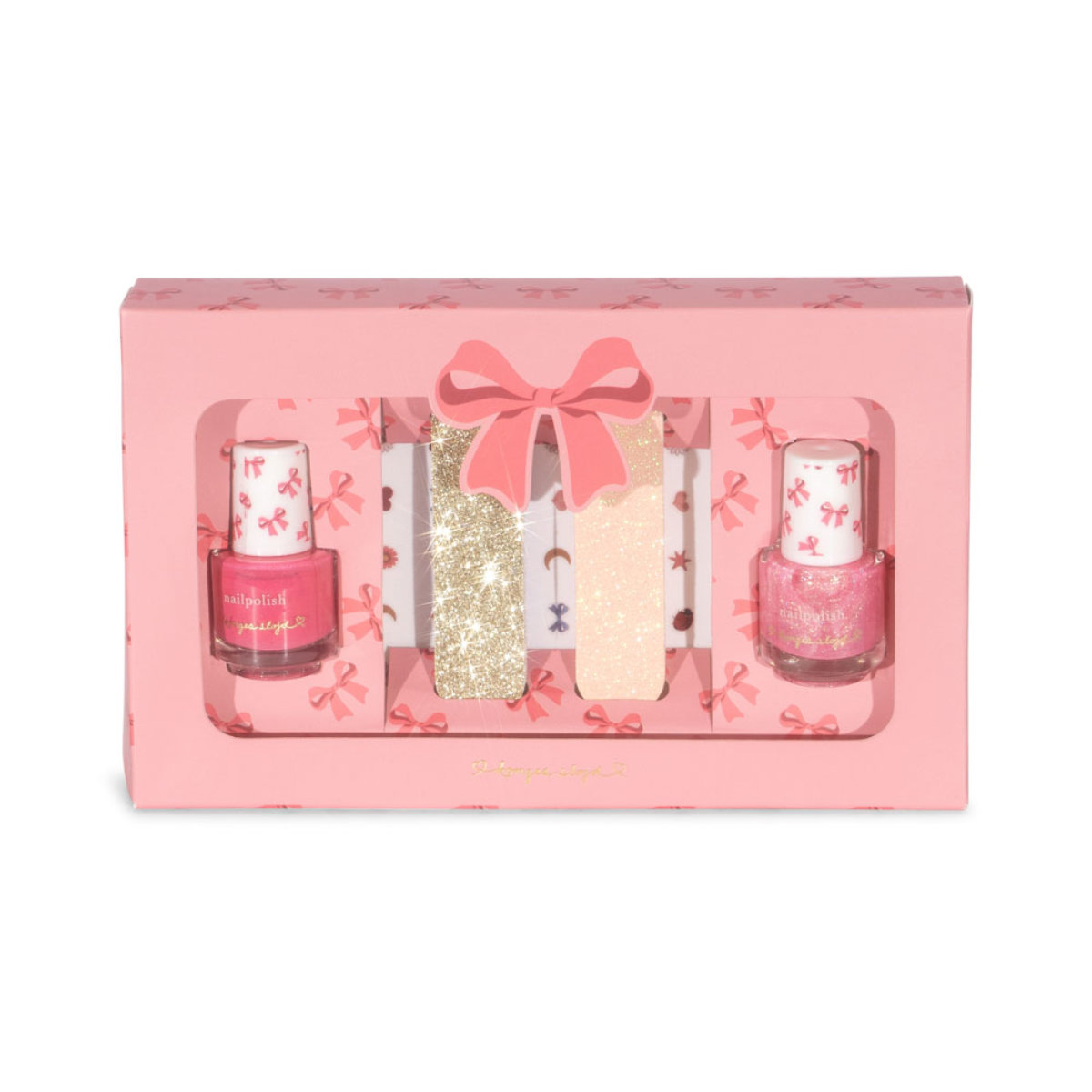 Konges Sløjd Nagelset (Nagellack, Glitzernagelfeile & Nagelsticker)