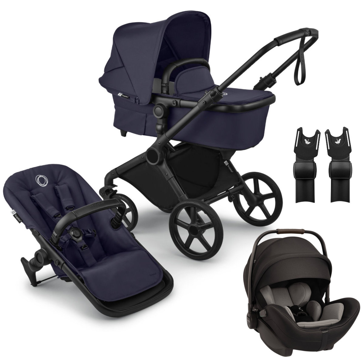 Bugaboo Cub Kinderwagen Set 3 in 1 inkl. Nuna Arra Flex i-Size Babyschale