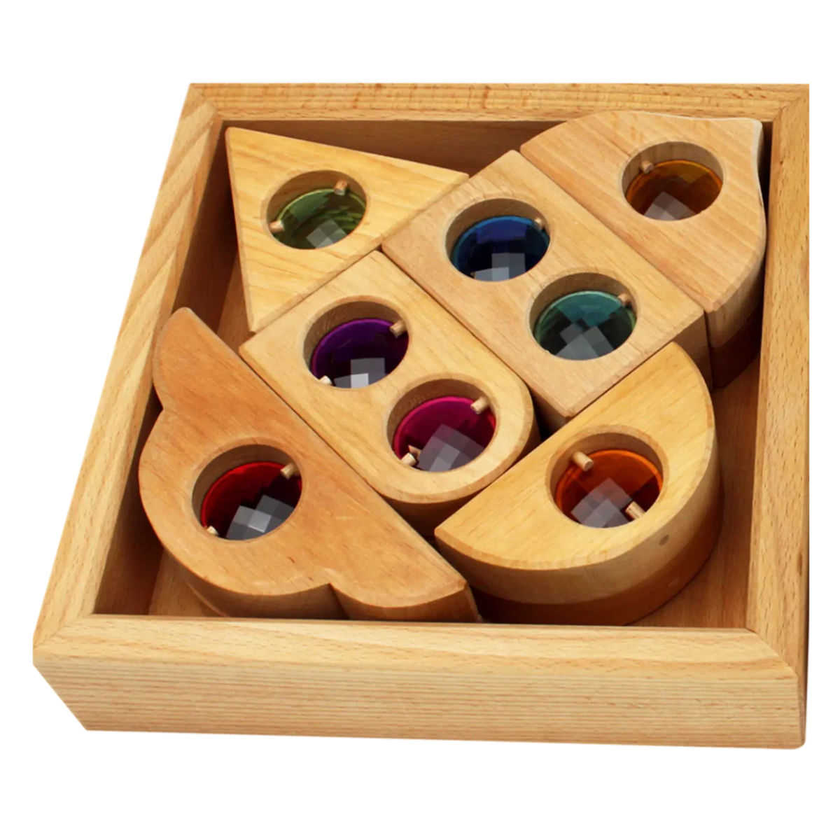 Bauspiel Märchenfenstern 16-teilig