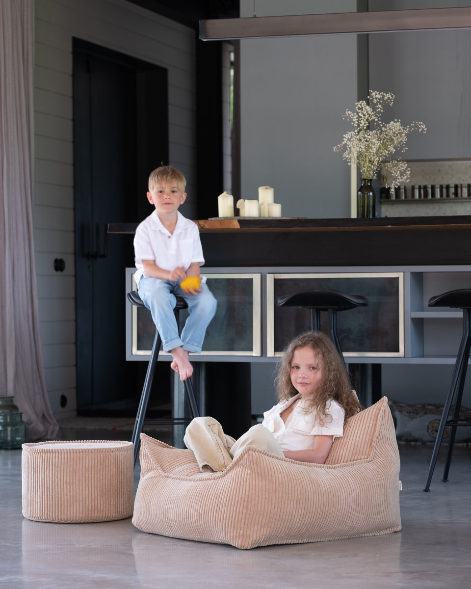 Wigiwama Sitzsack & Hocker Ottoman Square Set