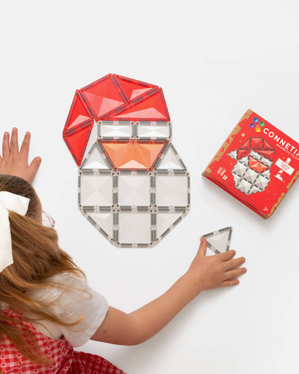Connetix Magnetbausteine Weihnachtsmann-Set – 17 Teile