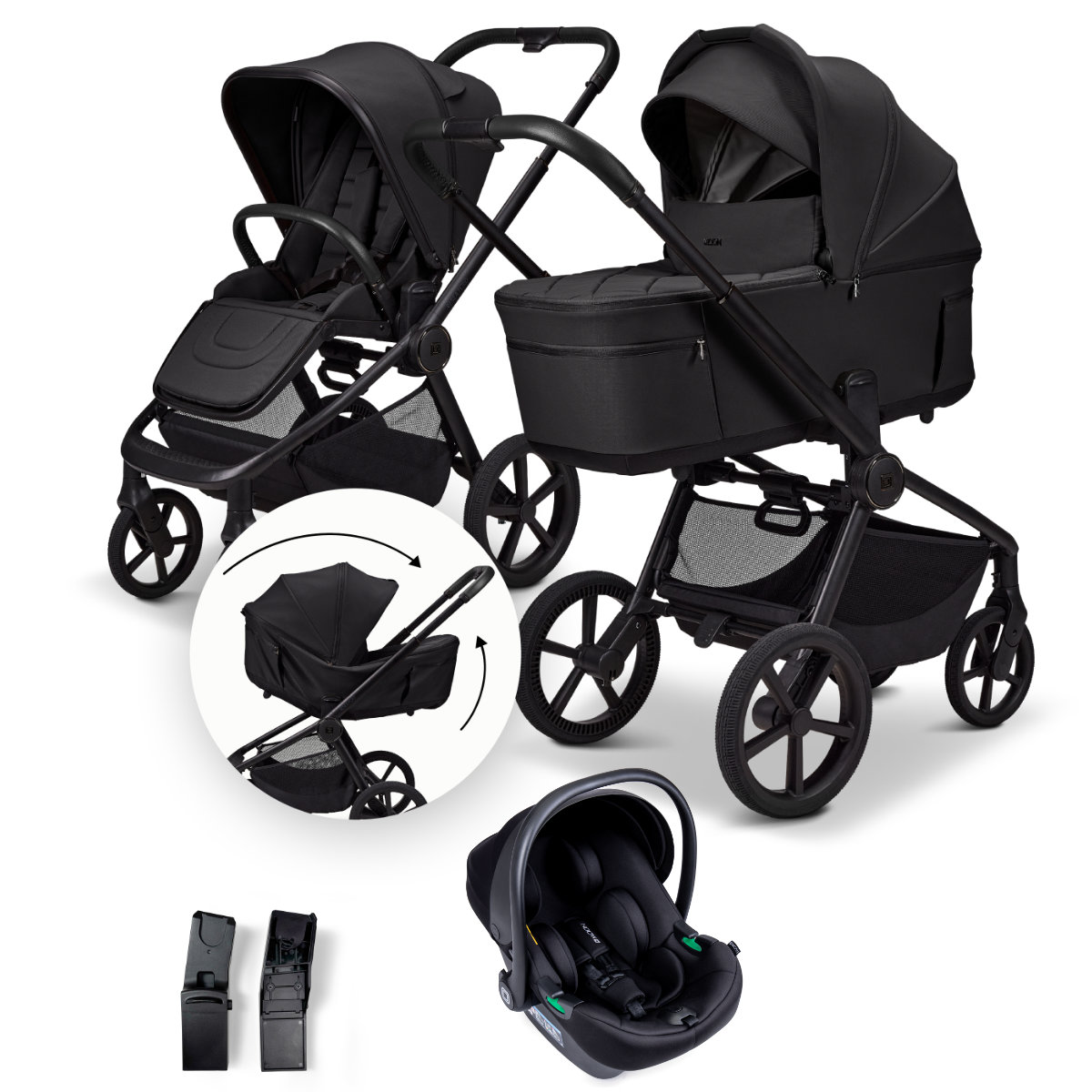 Moon ReSea Fold 3in1 Set + Moon Lola Babyschale