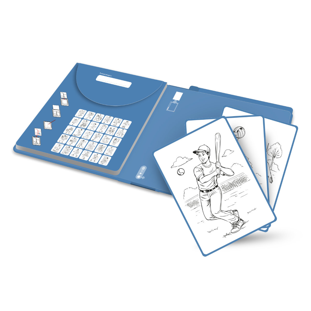 Kidywolf Nachfüllset für Kidydraw Pad Zeichentablett