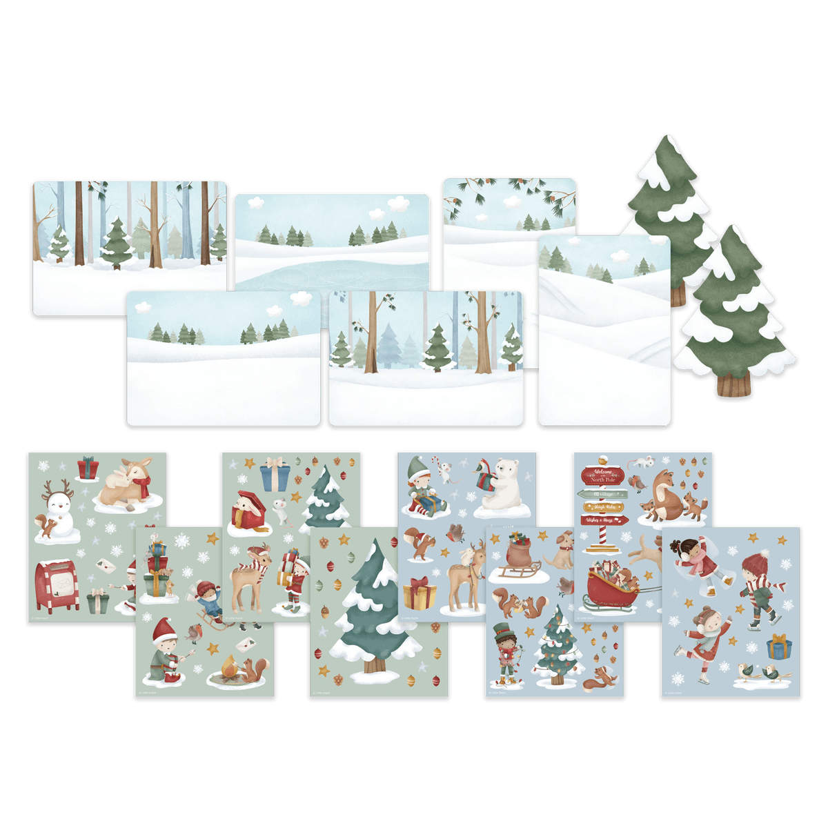 Little Dutch Sticker Buch Weihnachten