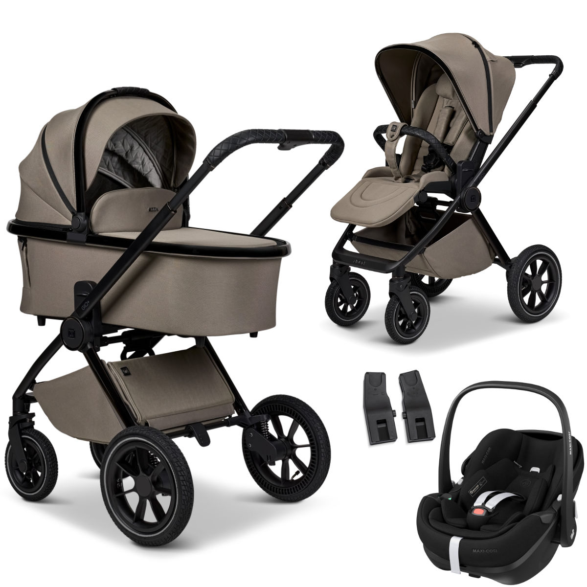 Moon GIO+ Kinderwagen Set 3 in 1 inkl. Maxi Cosi Pebble 360 Pro 2 I-Size