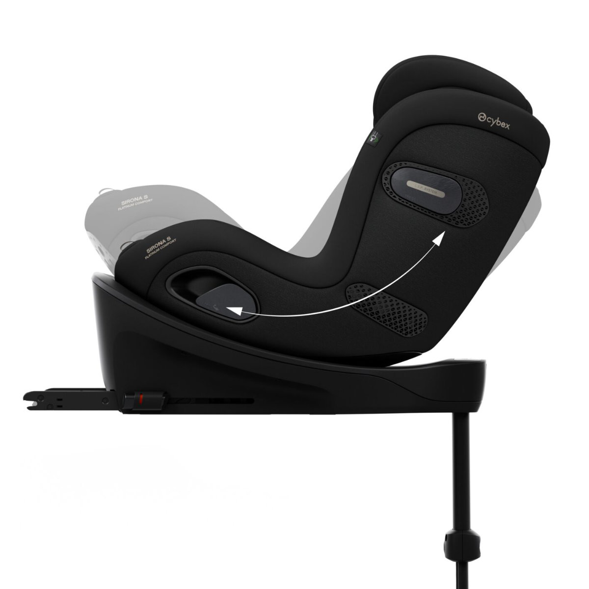 Cybex Sirona Si i-Size Kindersitz (3 Monate–4,5 Jahre) mit integrierter Basisstation