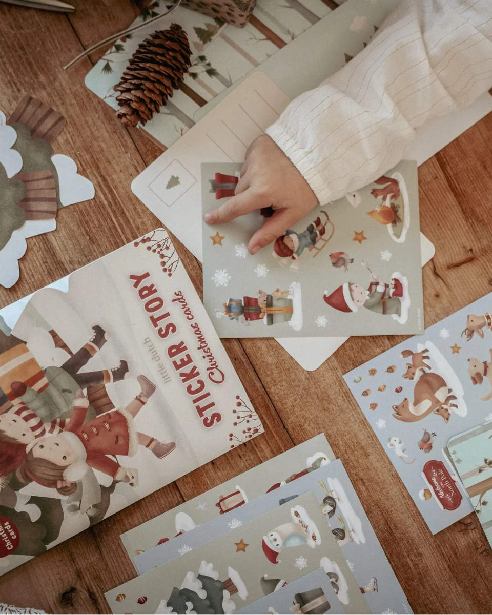 Little Dutch Sticker Buch Weihnachten