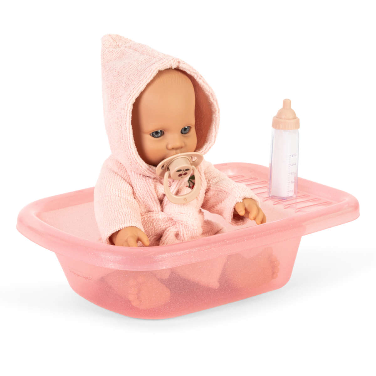 Konges Sløjd Isola Puppen-Badeset – mit Babypuppe, Badewanne & Zubehör