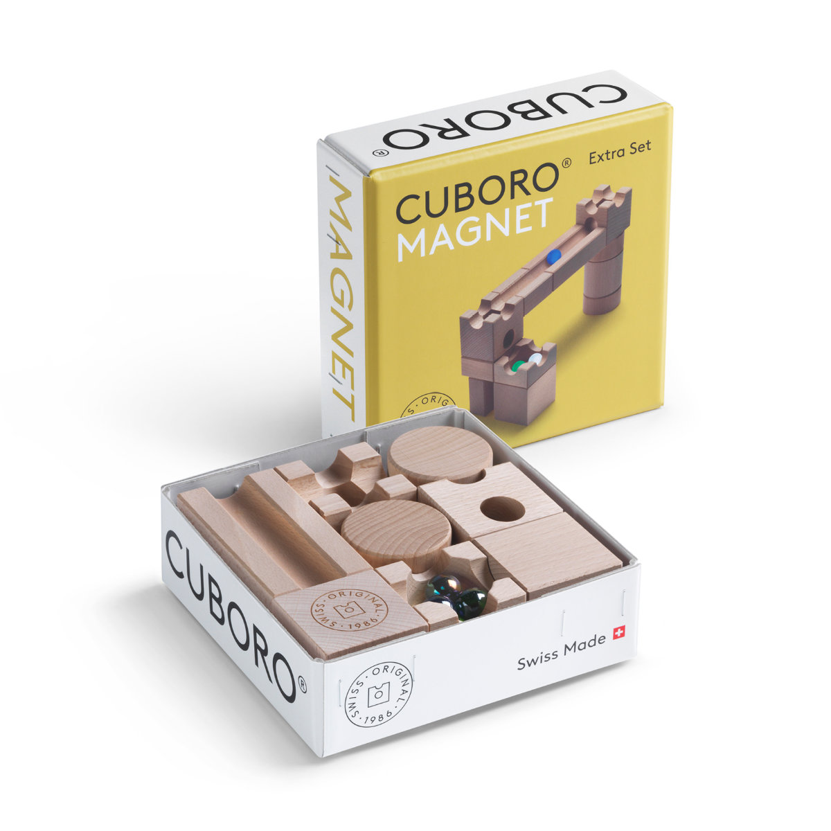 CUBORO Kugelbahn Extra Set - Erweiterungsset in verschiedenen Ausführungen
