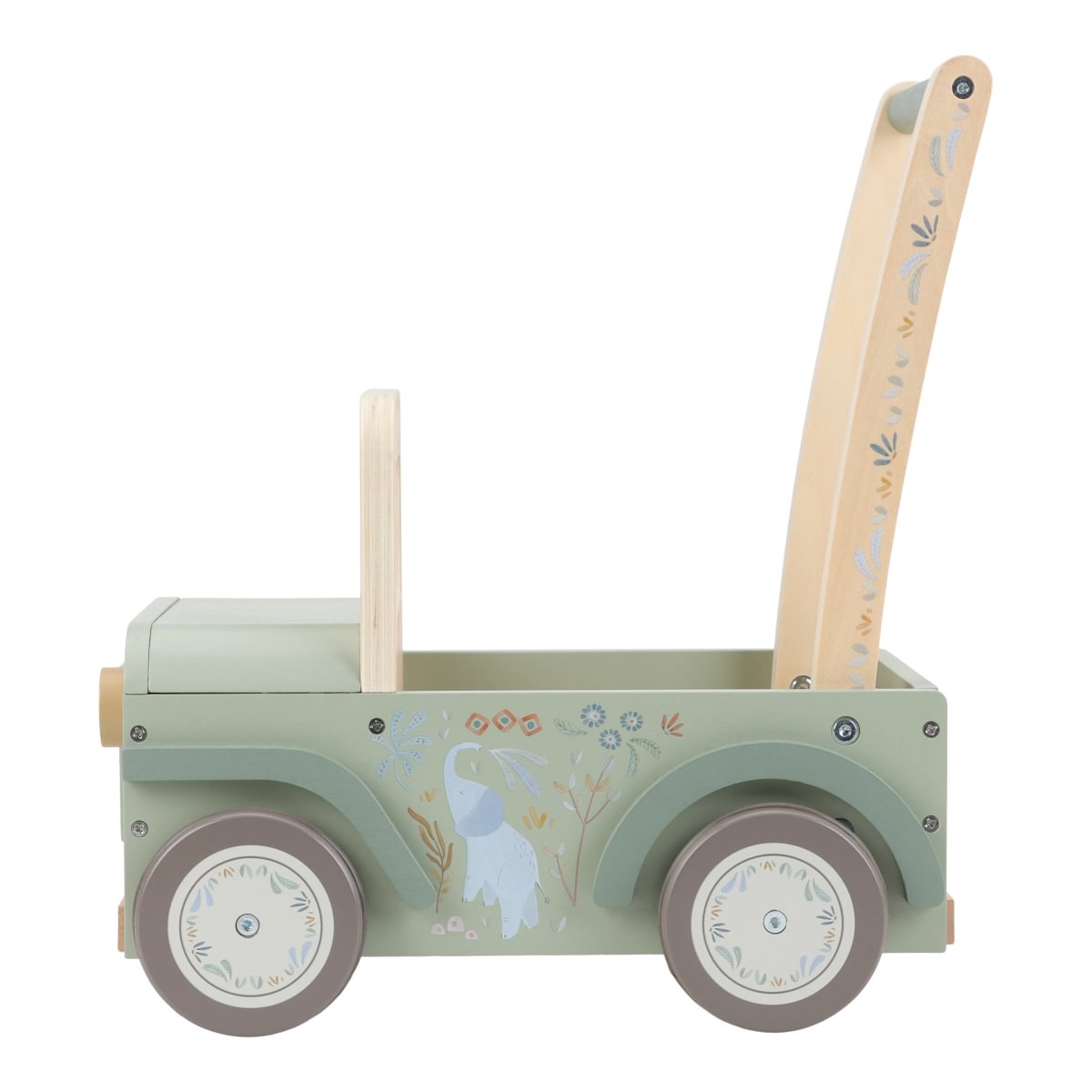 Little Dutch Schiebewagen Safari Friends aus Holz FSC