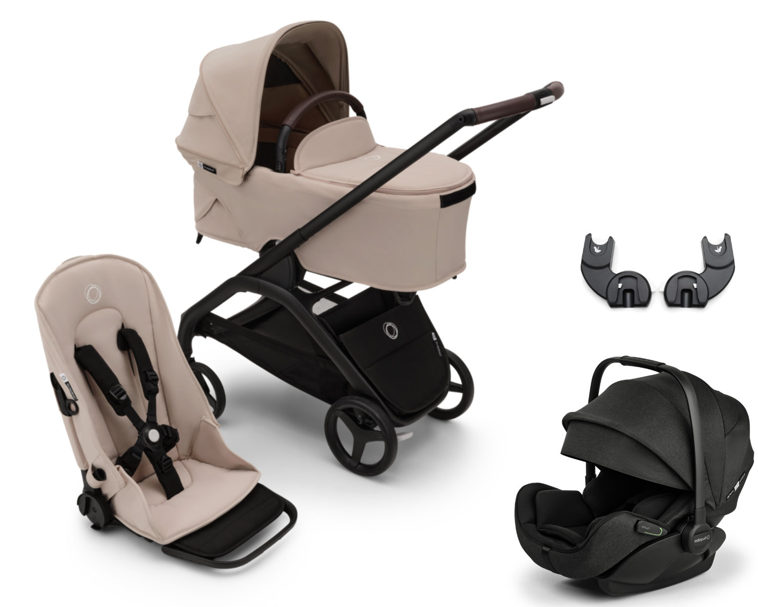 Bugaboo Dragonfly Kinderwagen Set 3 in 1 inkl. Bugaboo Otter