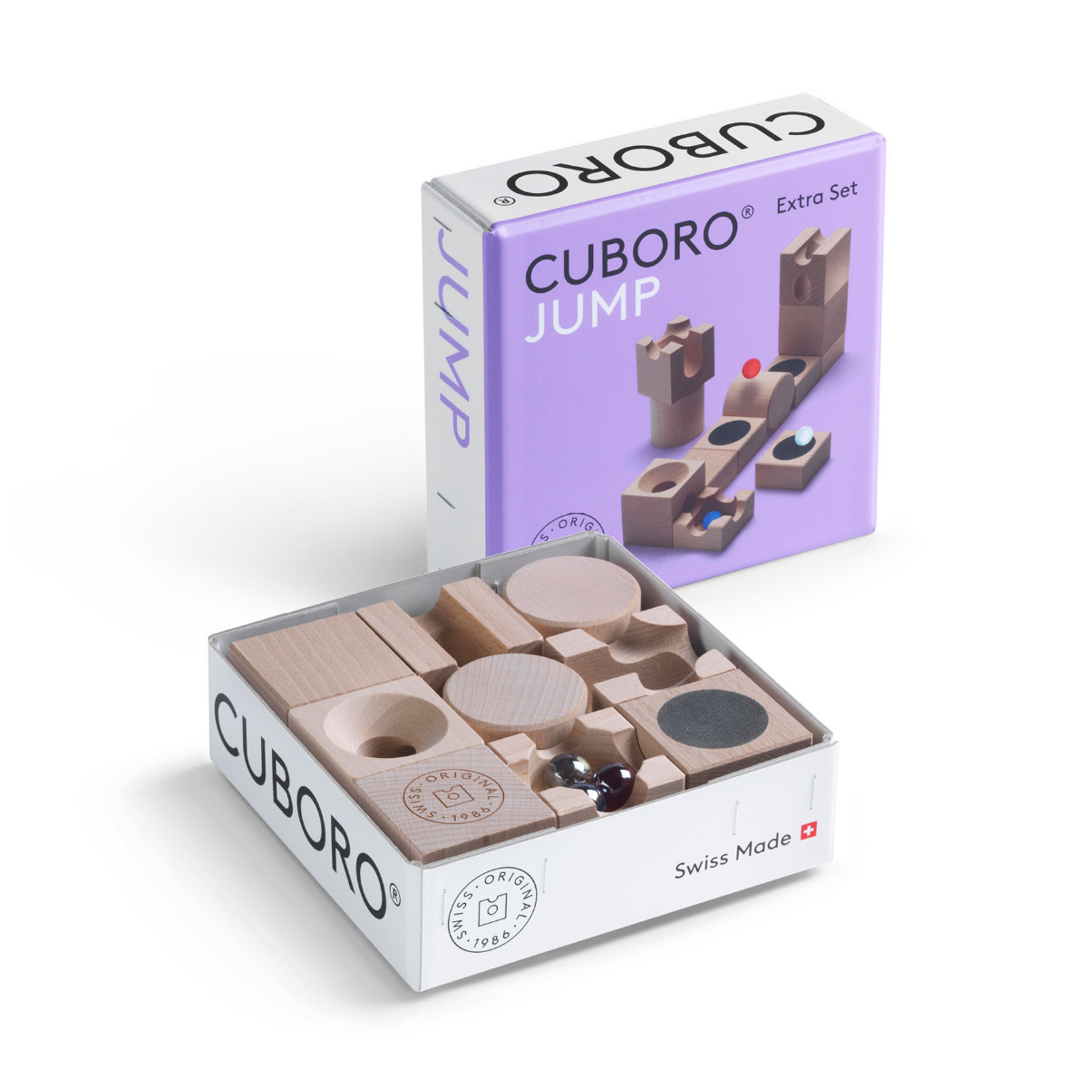 CUBORO Kugelbahn Extra Set - Erweiterungsset in verschiedenen Ausführungen