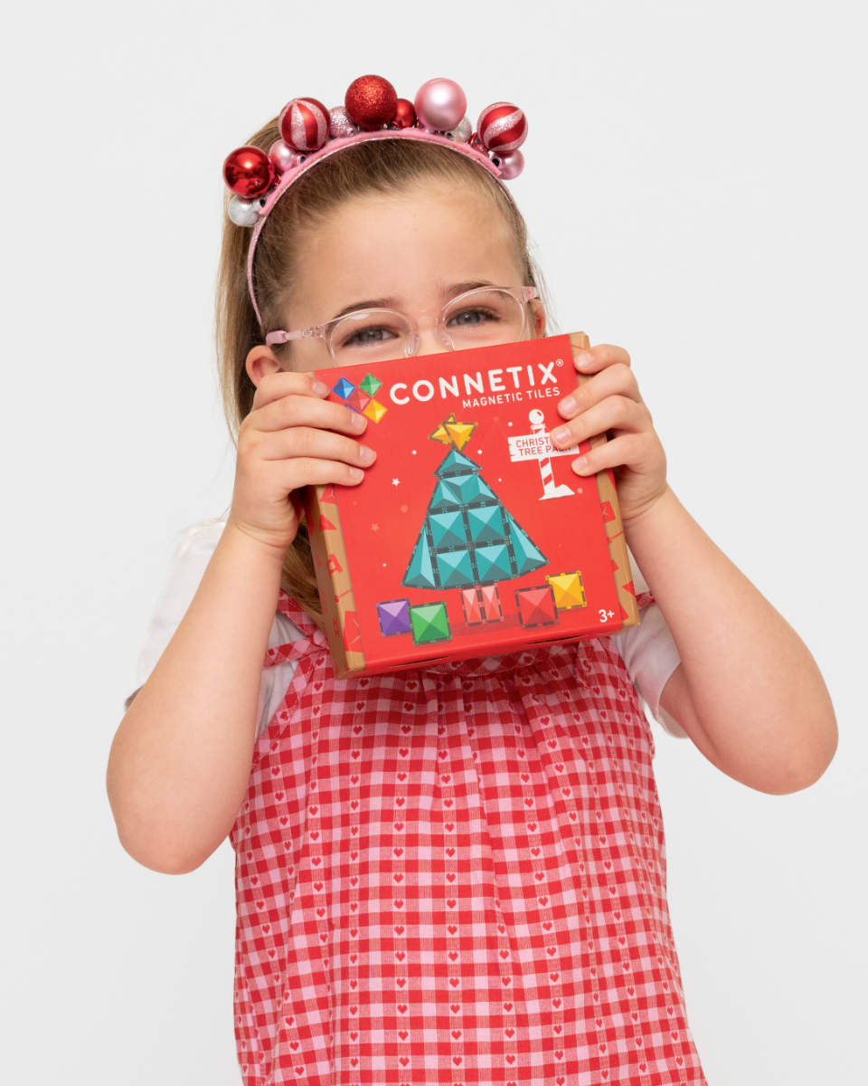 Connetix Magnetbausteine Weihnachtsbaum-Set – 16 Teile