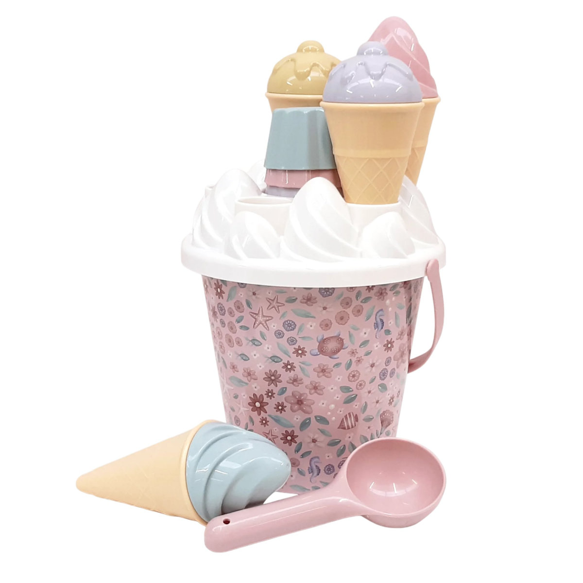 Little Dutch Sandspielzeug Eiscreme-Spielset, 14-teilig