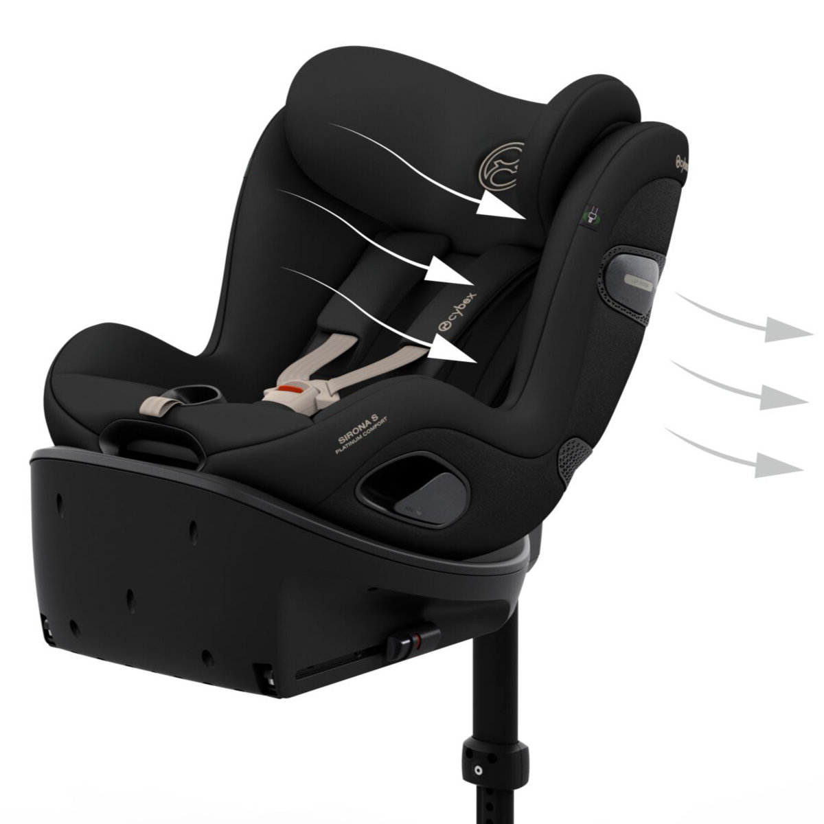 Cybex Sirona Si i-Size Kindersitz (3 Monate–4,5 Jahre) mit integrierter Basisstation