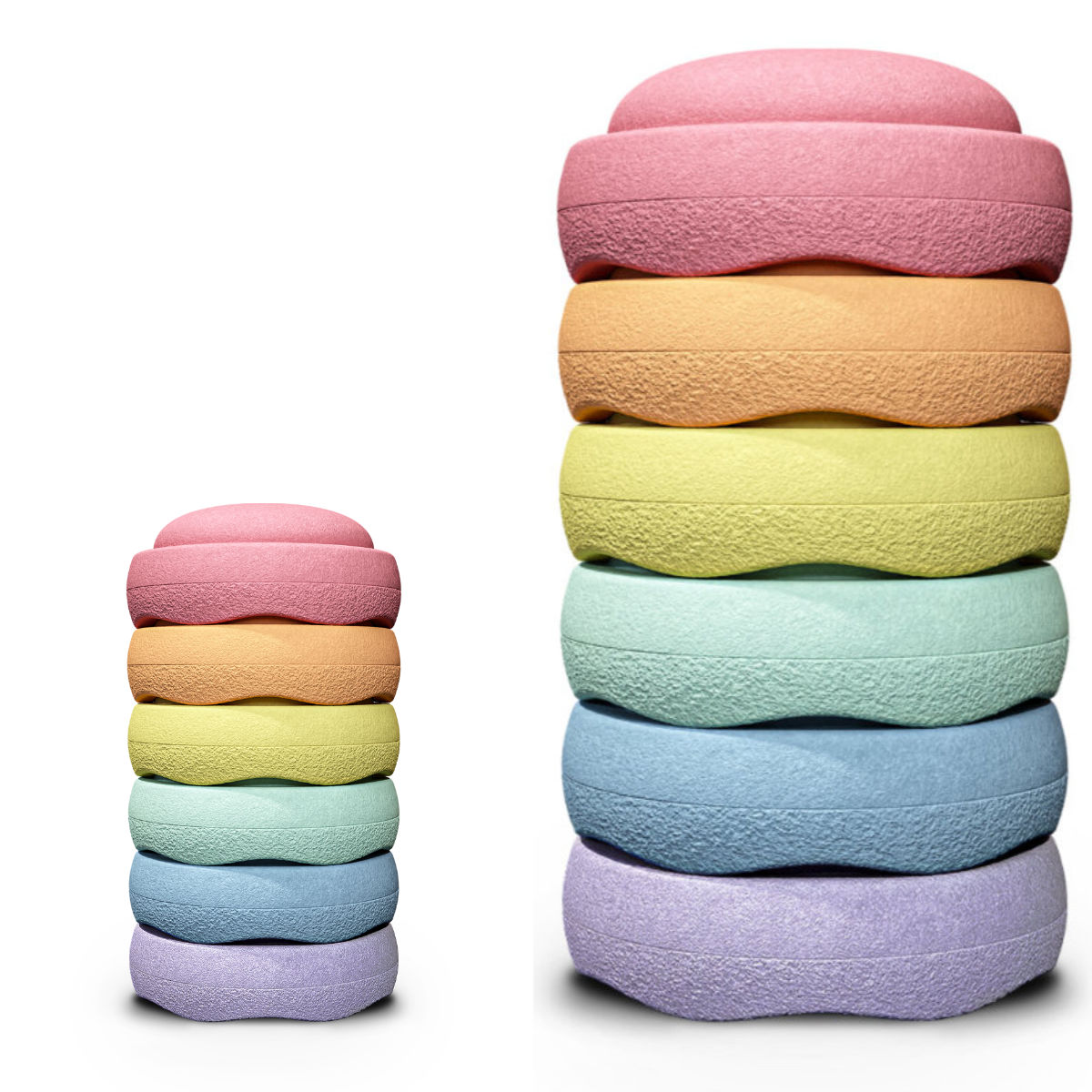 Stapelstein Mini Rainbow Pastell 6 Stk