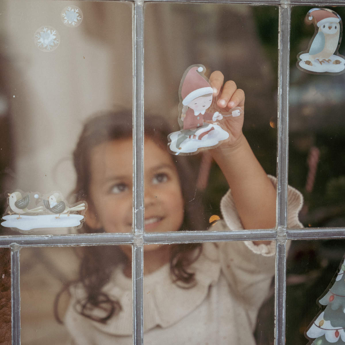 Little Dutch Fensteraufkleber Weihnachten