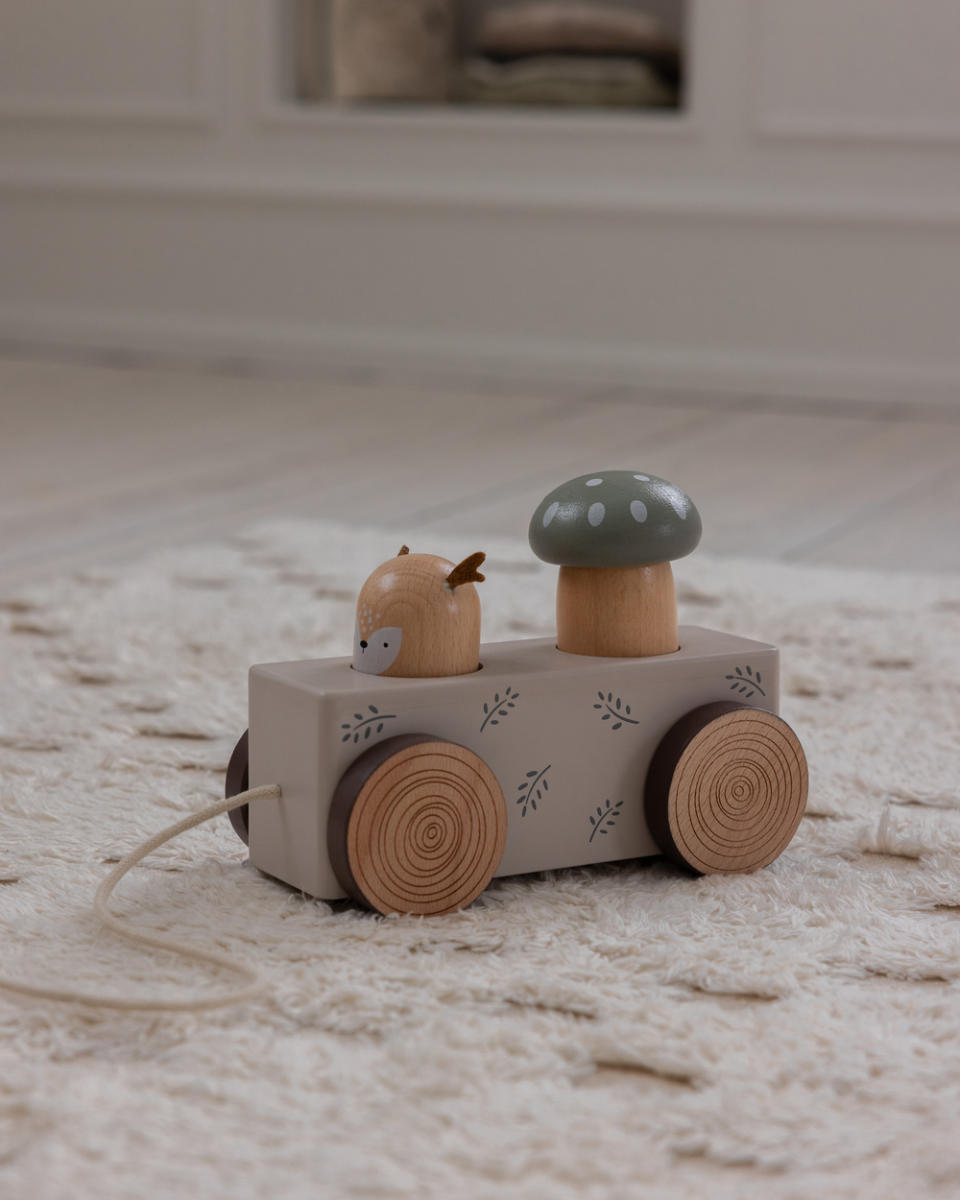 Sebra Nachziehtier mit Pop-up, Woodland