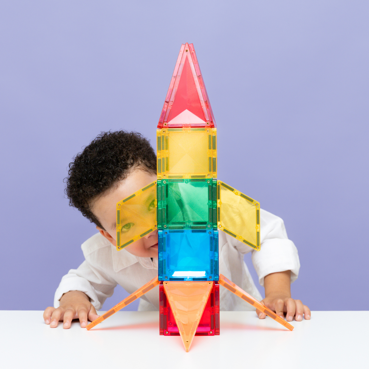 Connetix Magnetbausteine Light Rocket Pack - 30 Teile