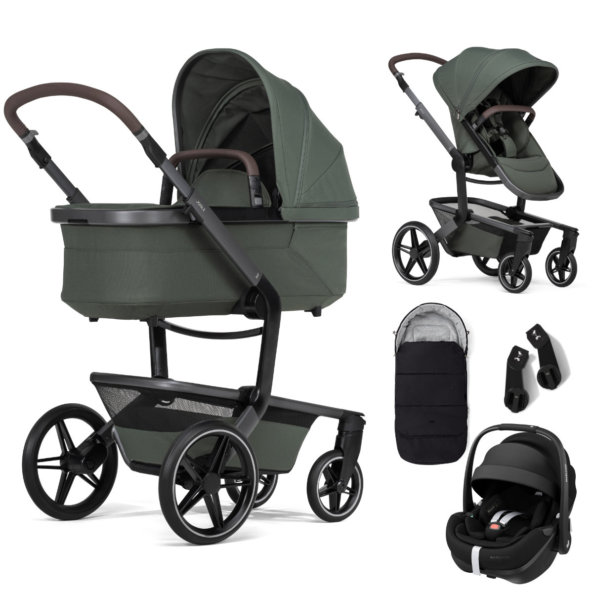 Joolz Day5 Kinderwagen Set 3 in 1 inkl. Maxi Cosi Pebble 360 Pro2