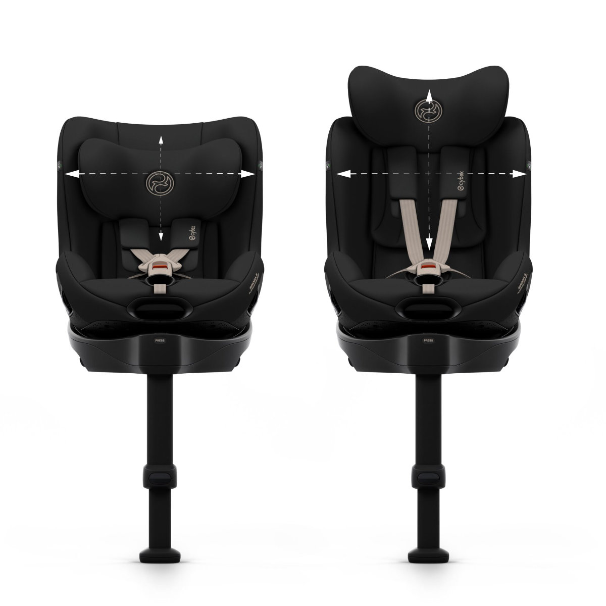 Cybex Sirona Si i-Size Kindersitz (3 Monate–4,5 Jahre) mit integrierter Basisstation