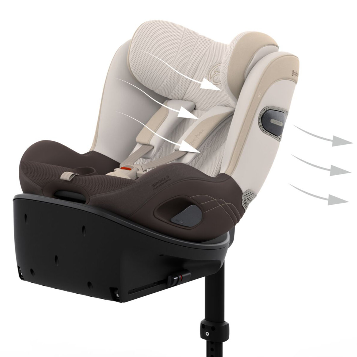 Cybex Sirona Si i-Size Kindersitz (3 Monate–4,5 Jahre) mit integrierter Basisstation