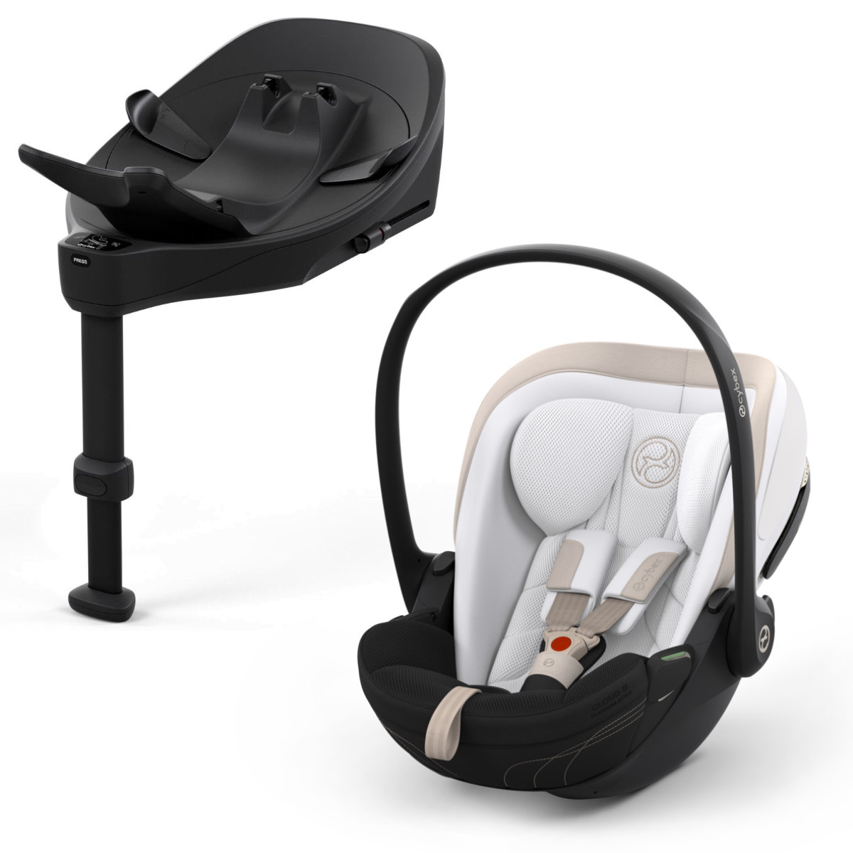 Cybex Cloud S i-Size Babyschale (40–87 cm) inkl. Base S