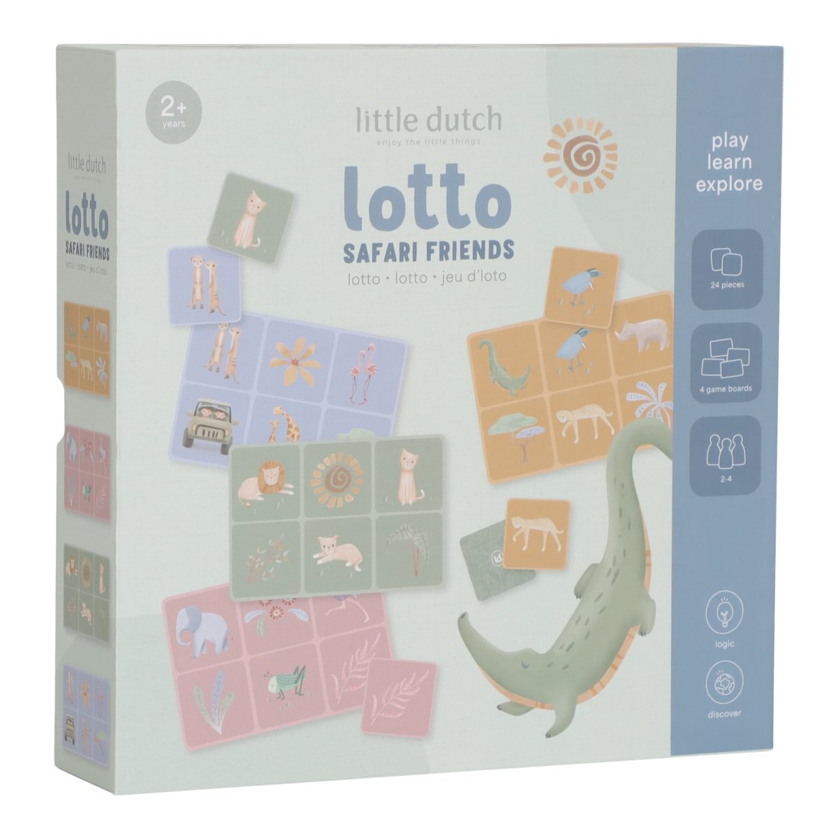 Little Dutch Lotto-Spiel - Safari Friends
