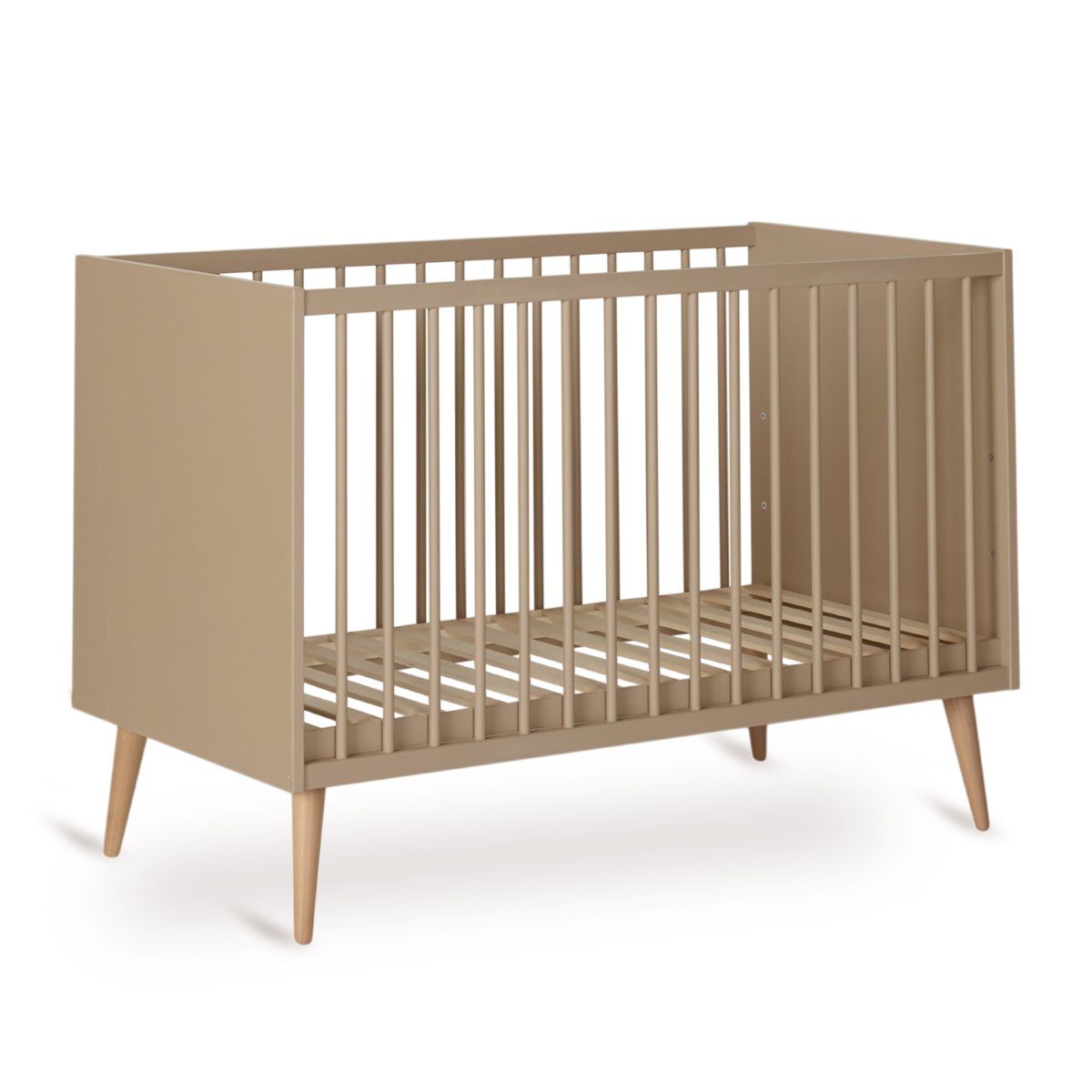 Quax Cocoon Babybett 60 x 120 cm Latte